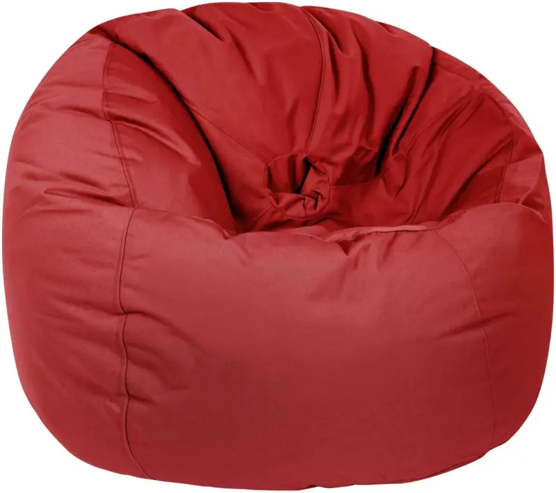 Outdoorsitzsack in Rot 'Donut'