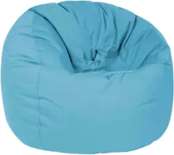 Outdoorsitzsack in Hellblau 'Donut'