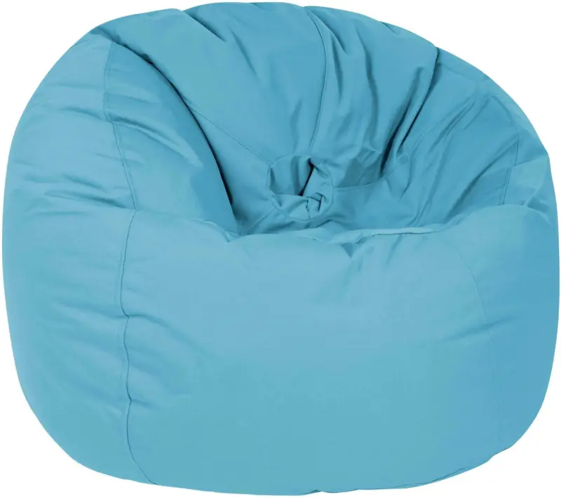 Outdoorsitzsack in Hellblau 'Donut'