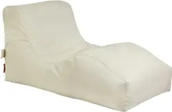 Outdoorsitzsack in Beige 'Wave'