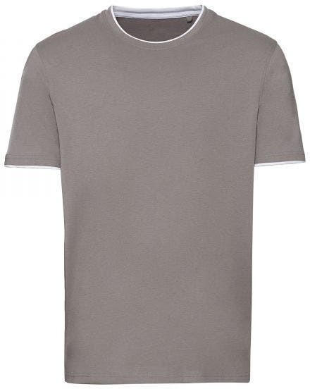 Herren-T-Shirt mit Kontrast-Einsatz