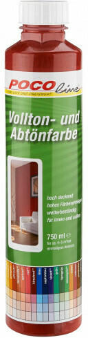 Vollton- und Abtönfarben rotbraun750 ml