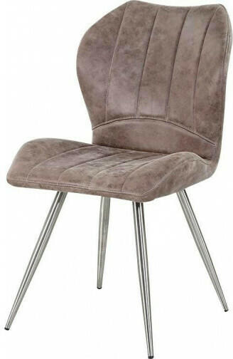 Stuhl Face Vintage grau-braun