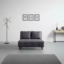 Schlafsofa 'Rica' mit Schlaffunktion, grau