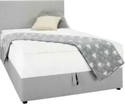 Boxbett in Grau ca. 140x200cm