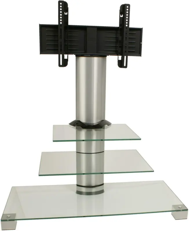 TV-Rack in Alufarbe 'Amalo Mini B: 100 CM'