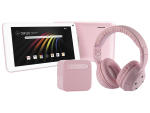 Teenager Set Tablet + BT Kopfhörer + Lautsprecher POLAROID 7''/17.78 cm 16 GB rosa BDLE716P.158