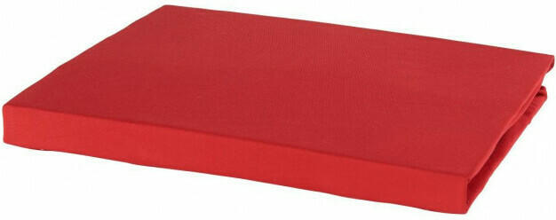 Microfaser-Spannbetttuch 150 x 200 cm rot