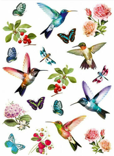 Wandtattoo "Vintage-Bird"
