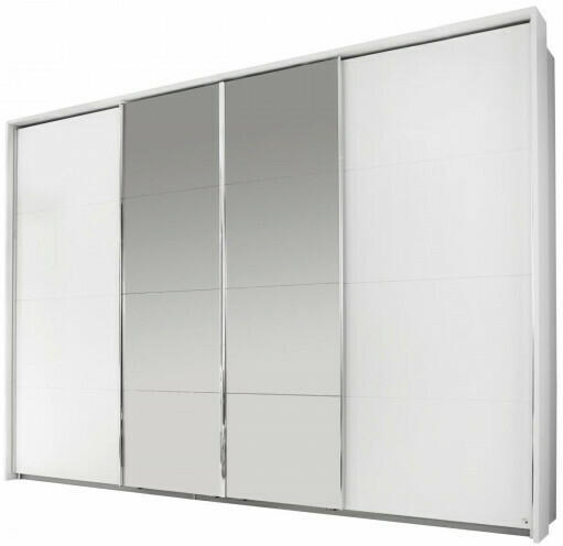 Schwebetürenschrank Syncrono Alpinweiß, 270 cm
