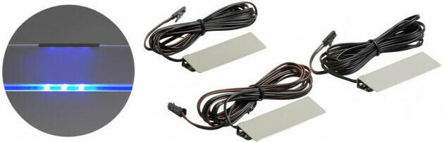 LED Beleuchtung 3er-Set, blau