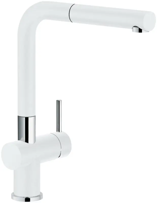 Küchenarmatur 1150373888 in Weiß/Chrom