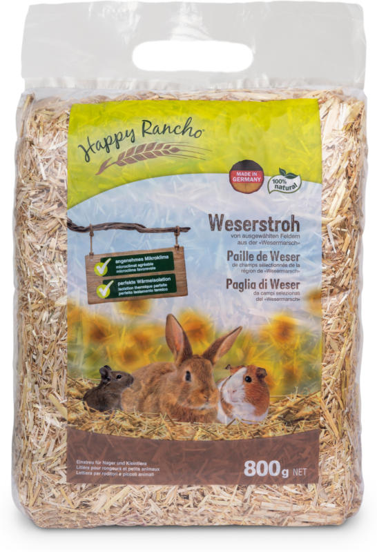 Happy Rancho Weserstroh 800g