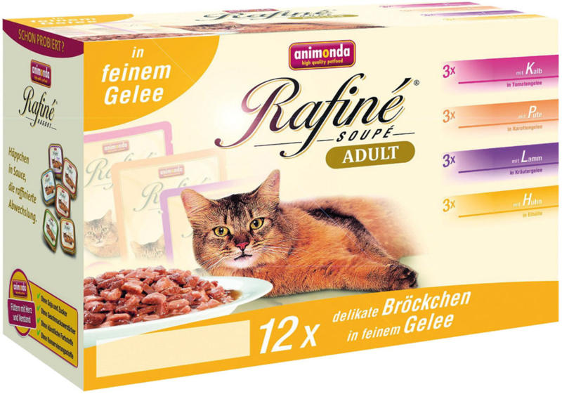 animonda ADULT Rafiné Soupé Multipack 4x12 2 assorti