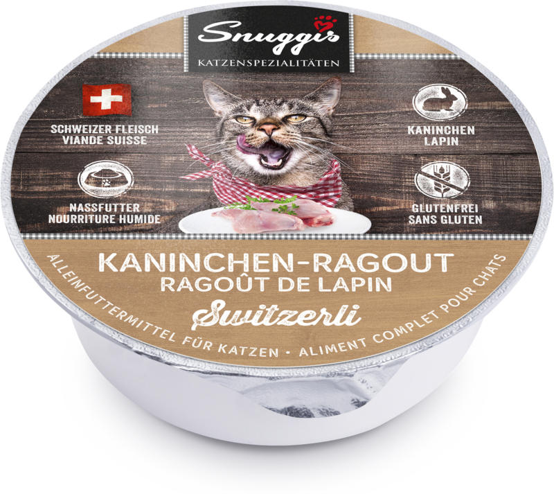 Snuggis Switzerli Kaninchen Ragout 24x85g