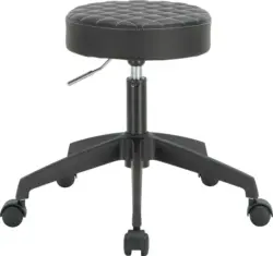 Drehhocker in Schwarz