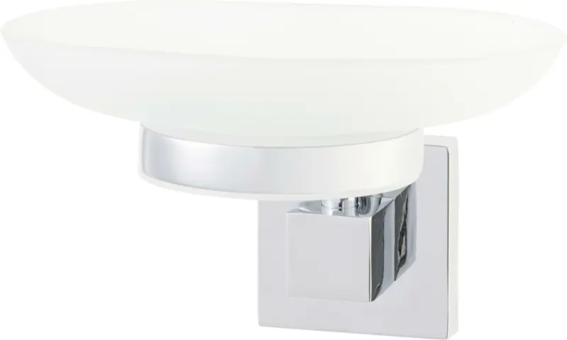 Seifenschale MARE in Chrom aus Glas