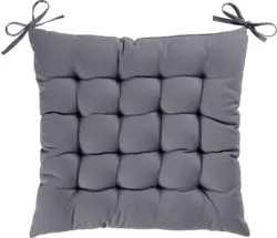 Sitzkissen in Grau 'Kim' ca. 40x40cm