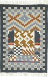 Teppich in Multicolor Kelim ca.120x170cm 'Jesmin'