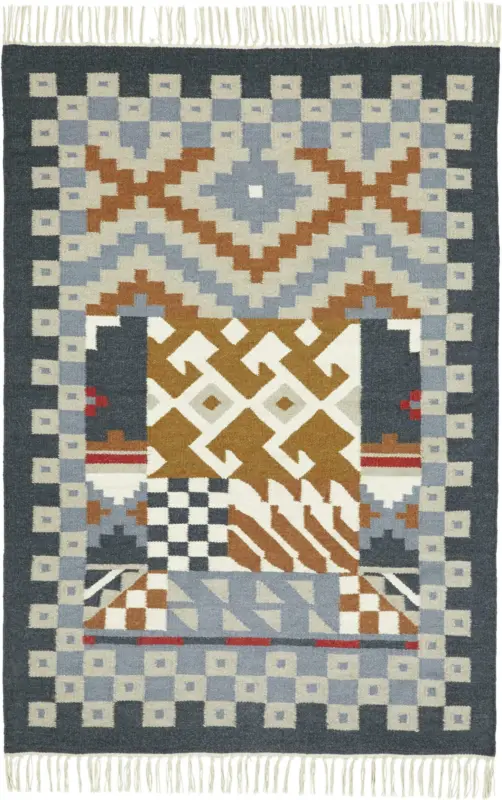 Teppich in Multicolor Kelim ca.120x170cm 'Jesmin'