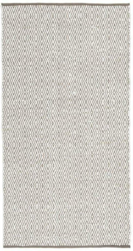 Handwebteppich Carmen in Grau ca. 80x150cm