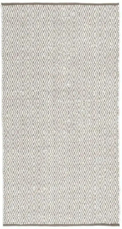 Handwebteppich Carmen in Grau ca. 80x150cm