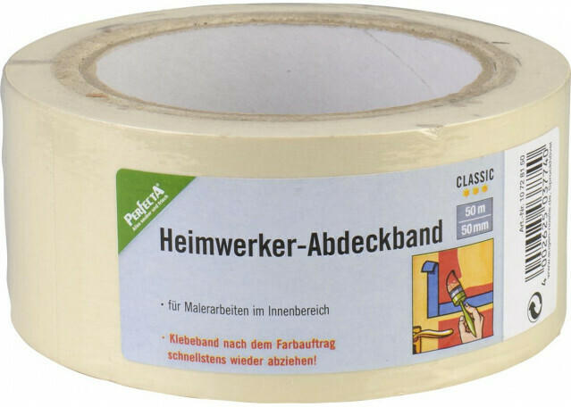 Flachkreppband ca. 50 mm x 50 m