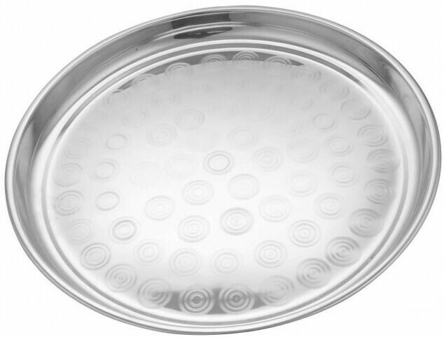Tablett Edelstahl ø ca. 36cm