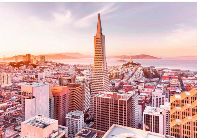 Fototapete San Francisco Morning ca. 368 x 254 cm
