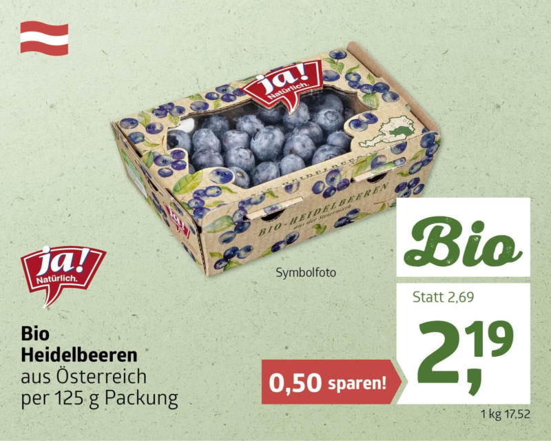 Bio Heidelbeeren