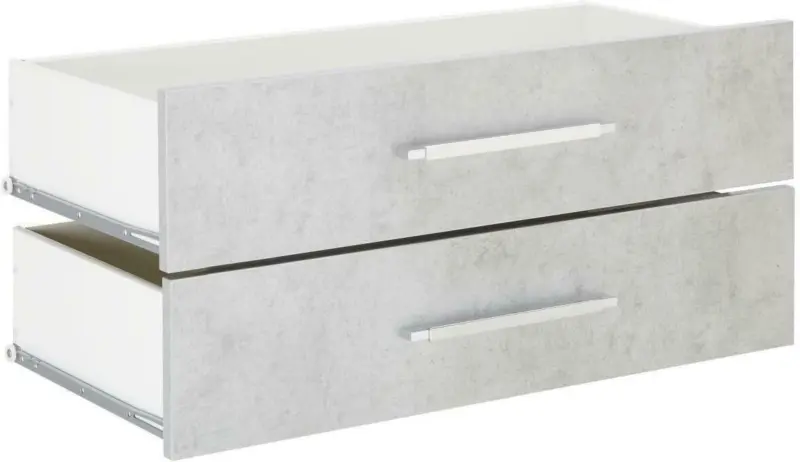 Schubladenset in Grau 2er Set