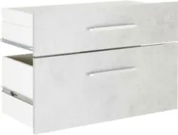 Schubladenset in Grau 2er Set