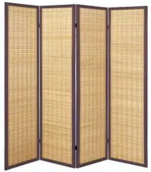 Paravent Dunkelbraun