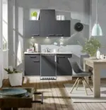 mömax Dornbirn - Ihr Trendmöbelhaus in Dornbirn Küchenblock Milano Anthrazit/Eiche