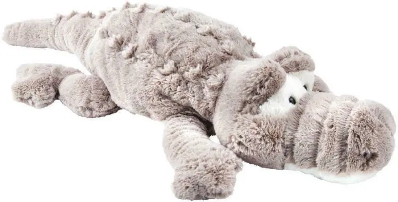 Plüschtier Krokodil in Creme/Taupe ca. 85cm