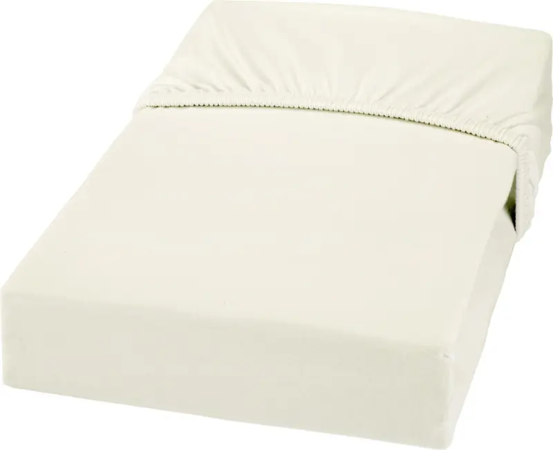 Spannbetttuch Jersey in Natur ca.180x200cm
