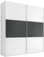 mömax Dornbirn - Ihr Trendmöbelhaus in Dornbirn Schwebetürenschrank Includo B:188cm Weiß/ Vulkan Dekor