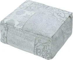 Pouf in Mint/Multicolor ca. 60x30cm 'Samara'