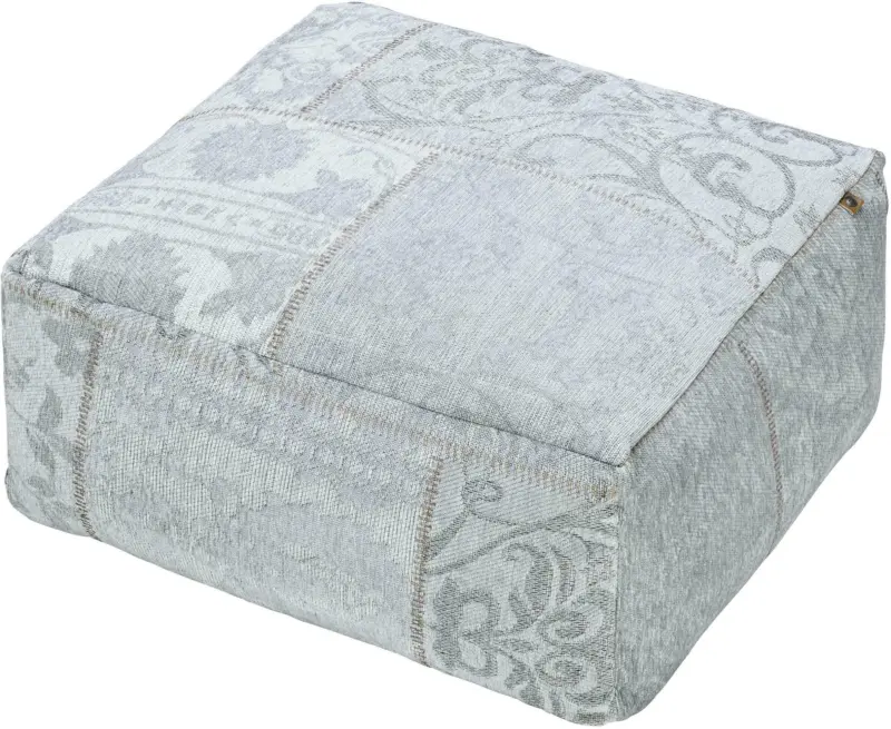 Pouf in Mint/Multicolor ca. 60x30cm 'Samara'