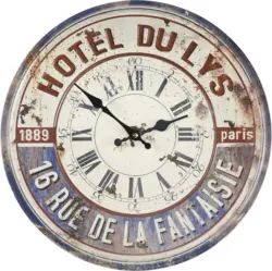 Uhr Fantasie Multicolor ca.Ø40cm