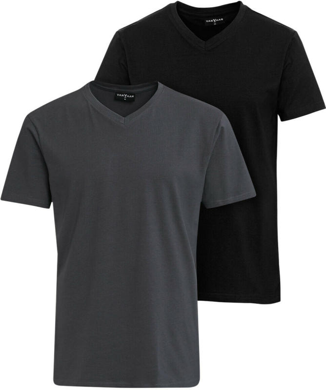 2 Herren T-Shirts mit V-Ausschnitt (Nur online)