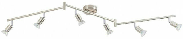 LED-Spot-Schiene 6-flammig L. 120 cm