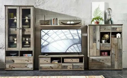 Wohnwand 'Bonanza' , braun