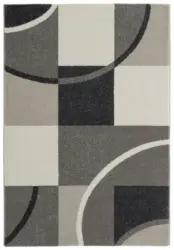 Webteppich Palermo 2 in Grau