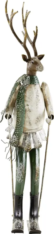 Dekofigur H ca. 65,5 cm 'Skihaserl'