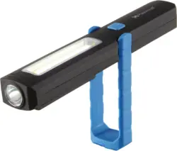 Taschenlampe Maximus in Schwarz/Blau