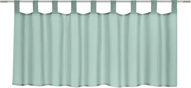 Kurzgardine Hanna in Grün ca. 145x50cm