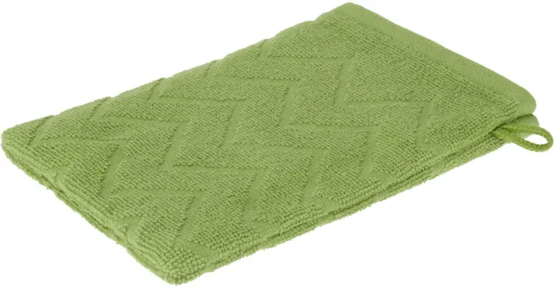 Waschhandschuh Peter in Grün