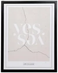 Bild Joey in Weiß/Pink ca. 40x50cm