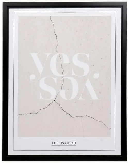 Bild Joey in Weiß/Pink ca. 40x50cm